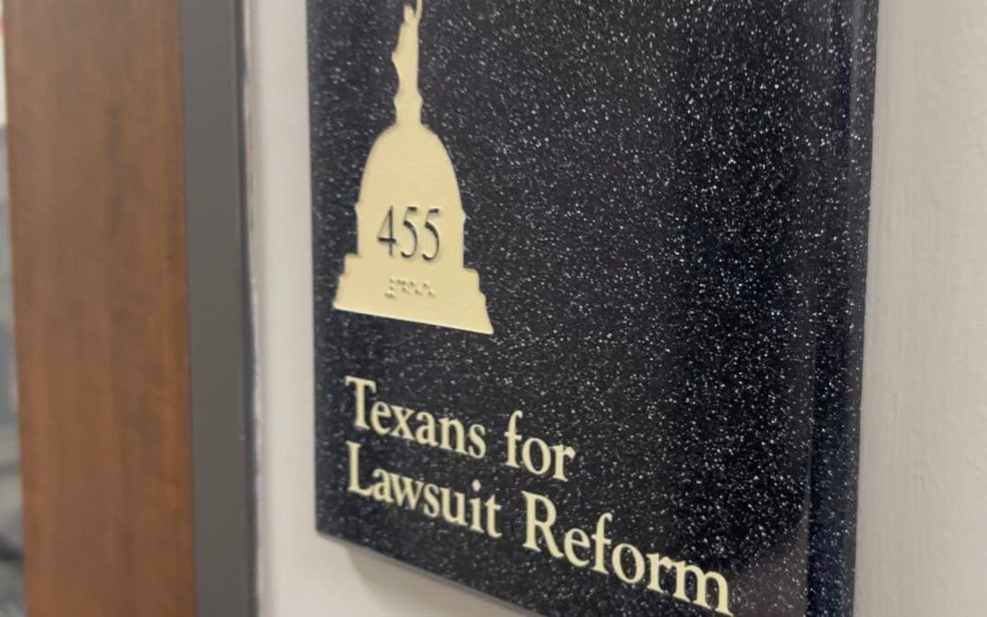 Texans for Lawsuit Reform Shakes up Leadership After Disastrous Legislative Session